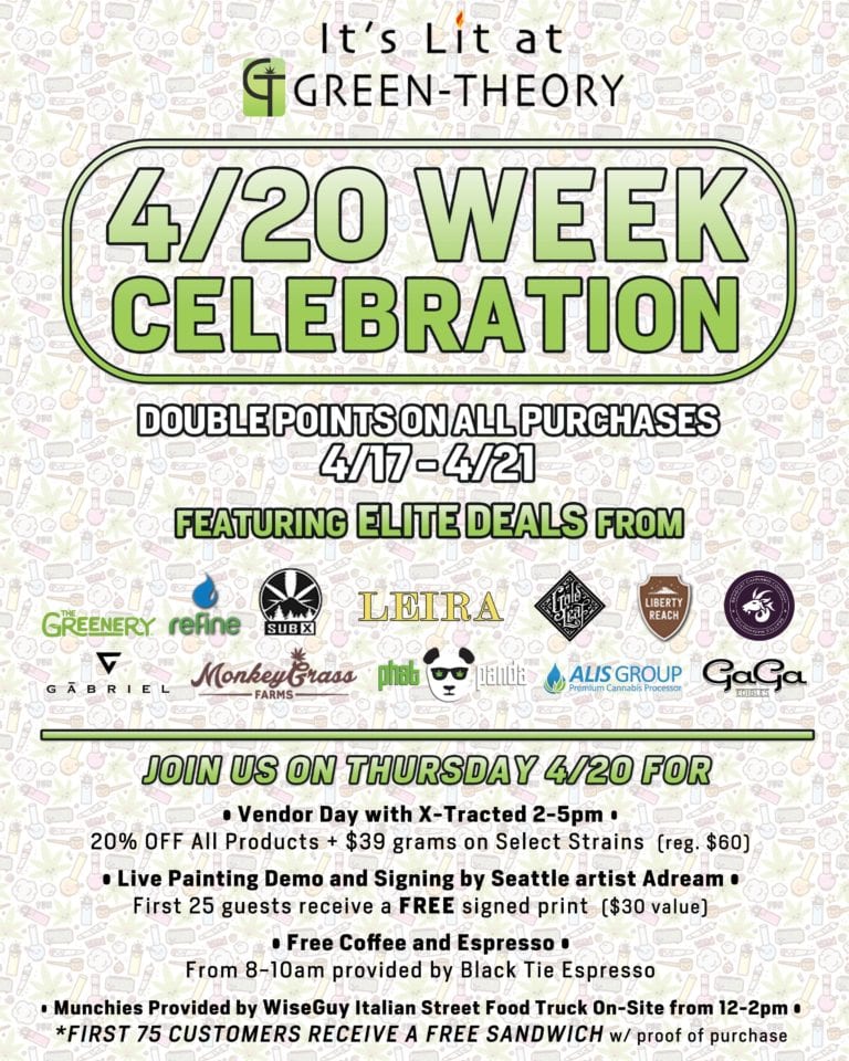 420 Celebration | Green-Theory | Best Bellevue Cannabis Store