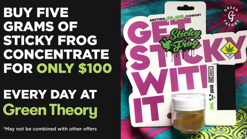 Sticky Frog Concentrate Promo Banner